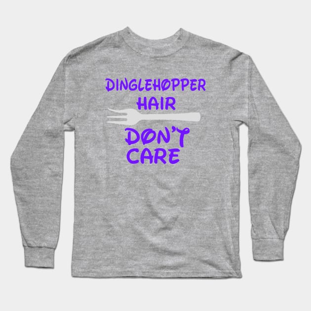 Dinglehopper Hair Long Sleeve T-Shirt by LowcountryLove